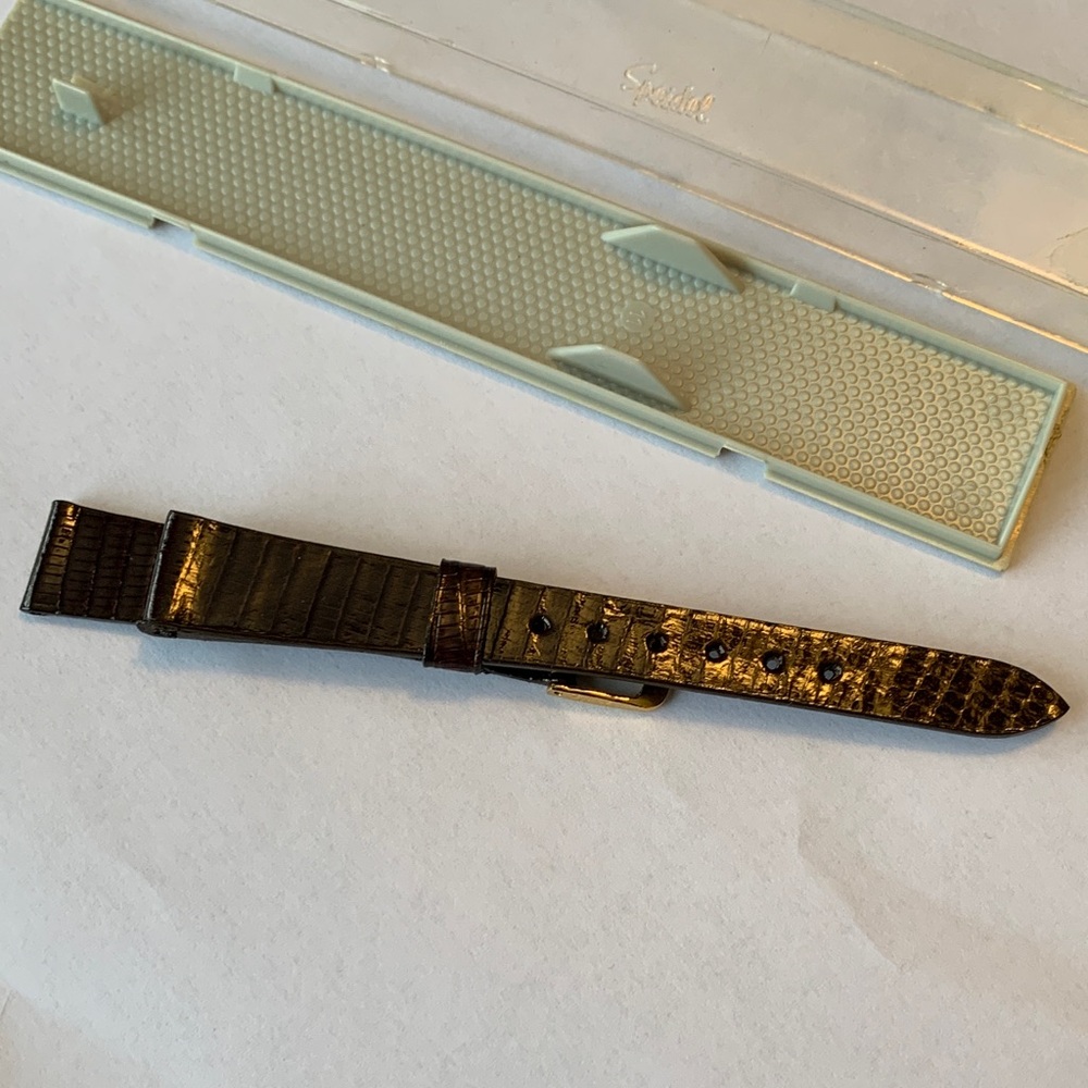 Genuine Lizard Brown Watch Band 13 - Picture 4 of 4